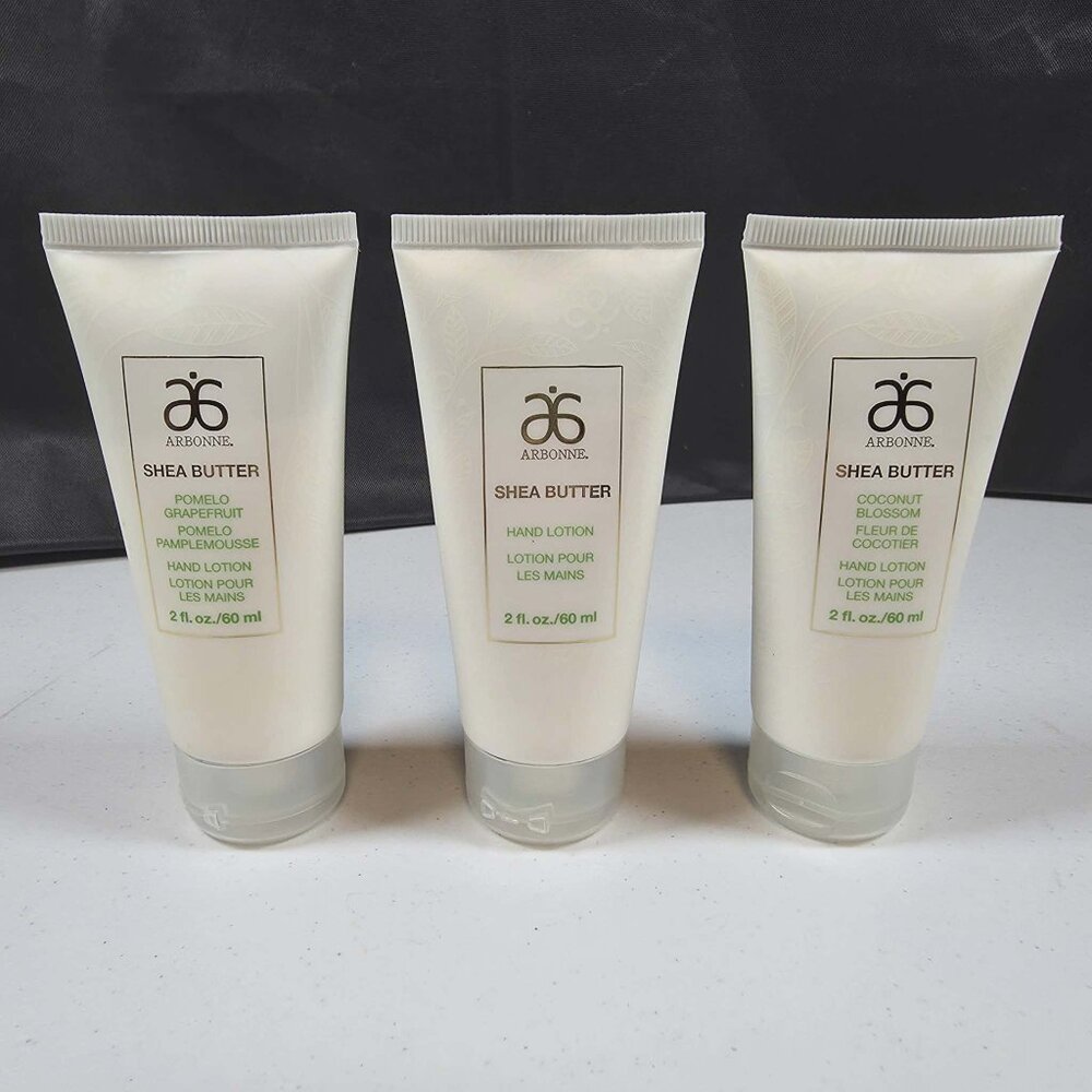 ARBONNE SHEA BUTTER HAND LOTION COCONUT BLOSSOM POMELO GRAPEFRUIT NEW SEALED